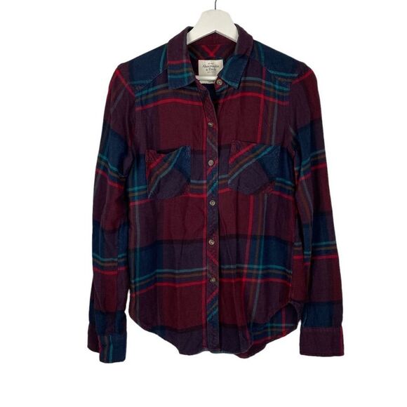 Abercrombie Womens Flannel Shirt size Small - Picture 1 of 5